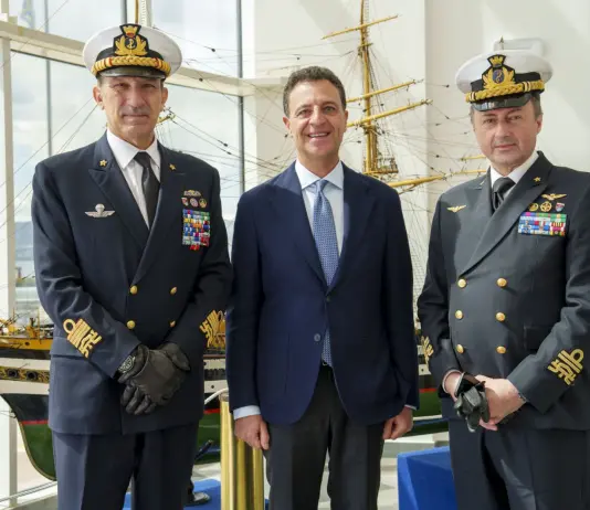 Minardo e il capo di Stato Maggiore della Marina Militare Berutti Bergotto in visita in Sicilia