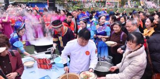 Cina: Guangxi, noodles di riso Shengzha sono patrimonio culturale immateriale (1)