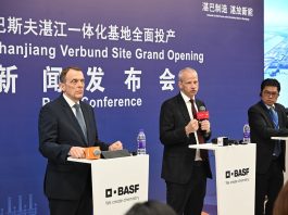 Germania: BASF avvia a pieno regime complesso chimico da 8,7 mld di euro in Cina
