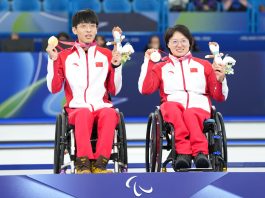 Paralimpiadi: oro cinese in doppio misto di curling in carrozzina (1)