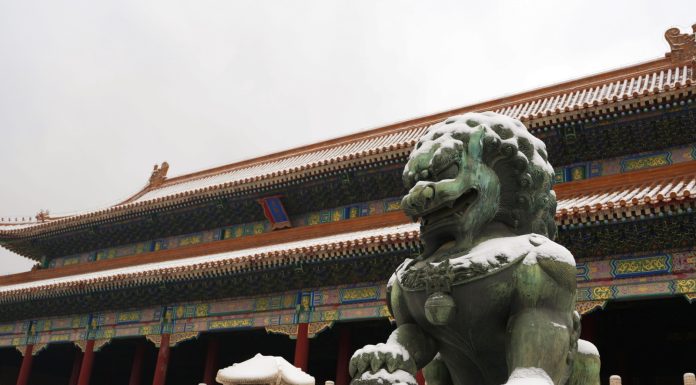 Cina: a Pechino una nevicata primaverile imbianca la città (2)