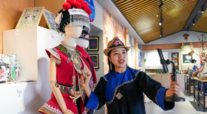 Cina: deputata dell’NPC modernizza antiche tecniche di ricamo Yi (2)