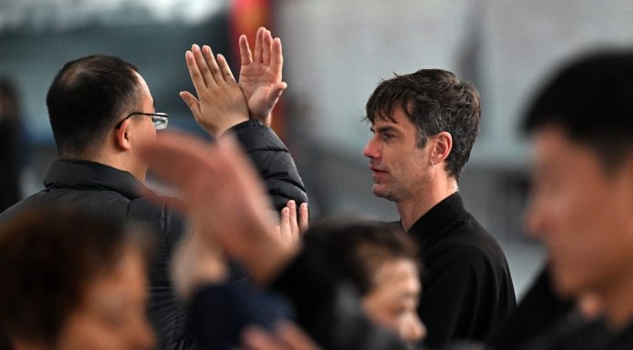 Cina: Henan, cittadini stranieri si allenano nel Taijiquan (1)