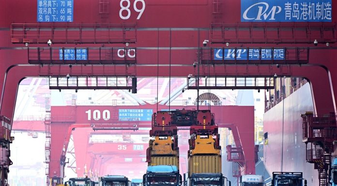 Cina: commercio estero in aumento del 18,3% nei primi due mesi del 2026