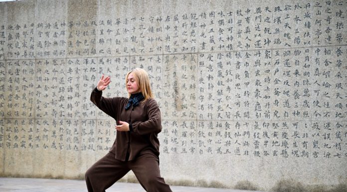 Cina: Henan, cittadini stranieri si allenano nel Taijiquan (2)
