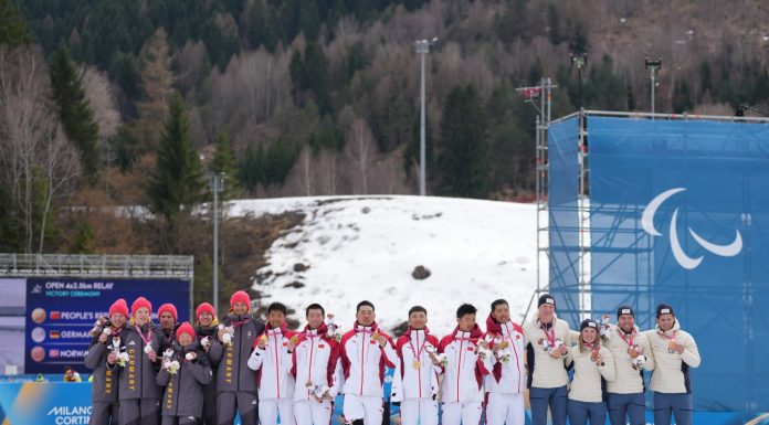 Milano-Cortina: la Cina è medaglia d’oro nella staffetta mista di fondo paralimpico