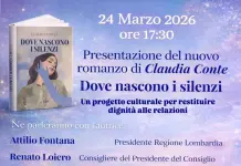 Il 24 marzo a Milano la presentazione del nuovo romanzo di Claudia Conte “Dove nascono i silenzi”