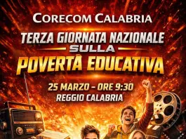 Il 25 marzo la “Terza Giornata Nazionale sulla Povertà Educativa” promossa da Corecom Calabria