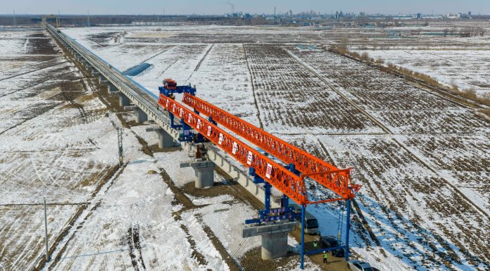 Cina: riprendono i lavori sul ponte di Tongjiang (3)