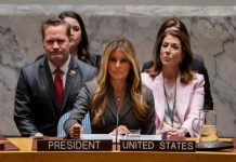 Melania Trump presiede il Consiglio di Sicurezza dell’Onu, è la prima volta di una first lady