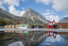 Milano-Cortina 2026: Cortina, atleti arrivano al Villaggio paralimpico (3)