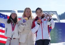 Paralimpiadi Milano-Cortina 2026: Wang gareggia in para-snowboard cross LL2 (1)