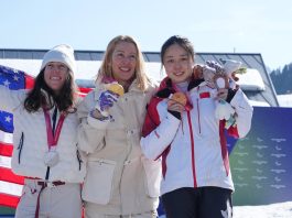 Paralimpiadi Milano-Cortina 2026: Wang gareggia in para-snowboard cross LL2 (1)