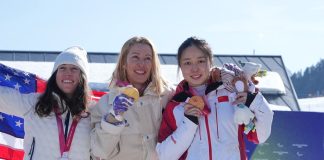 Paralimpiadi Milano-Cortina 2026: Wang gareggia in para-snowboard cross LL2 (1)