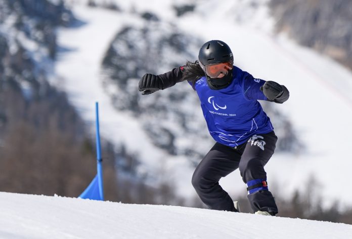 (SP)ITALY-CORTINA D'AMPEZZO-PARALYMPIC WINTER GAMES-PARA SNOWBOARD-WOMEN'S CROSS-LL2
