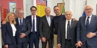 Puglia, l’assessore Casili al sopralluogo del Centro tecnico federale di pesistica di Capurso con il presidente del CONI Buonfiglio