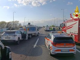 Incidente sulla Tangenziale Ovest all’altezza di Rozzano, tre persone ferite