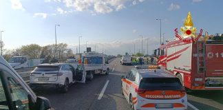 Incidente sulla Tangenziale Ovest all’altezza di Rozzano, tre persone ferite