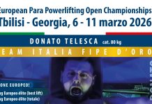 Parapowerlifting, Donato Telesca campione europeo