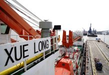 Cina: la rompighiaccio Xuelong rientra a Shanghai dopo la missione in Antartide (2)