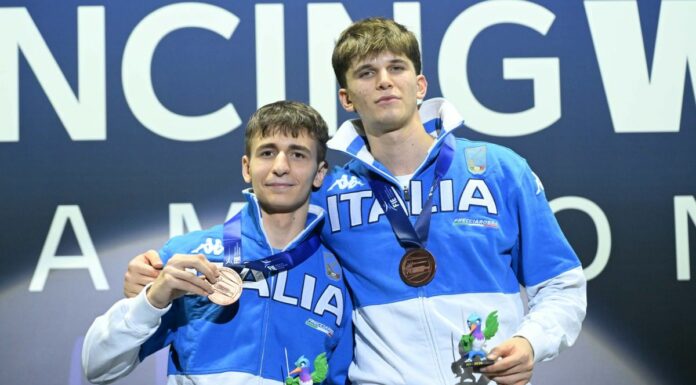 Due bronzi per l’Italia dal fioretto maschile ai Mondiali U20