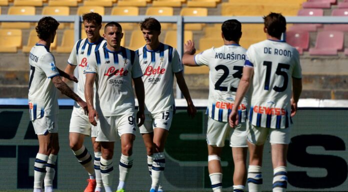 L’Atalanta vince a Lecce e accorcia su Como e Roma