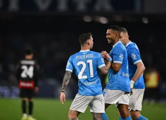 Napoli-Milan 1-0, sorpasso azzurro: decide Politano nel finale