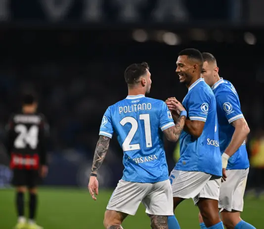 Napoli-Milan 1-0, sorpasso azzurro: decide Politano nel finale