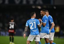 Napoli-Milan 1-0, sorpasso azzurro: decide Politano nel finale