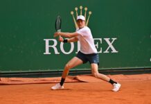 Esordio convincente per Sinner a Montecarlo, avanti Berrettini, fuori Darderi