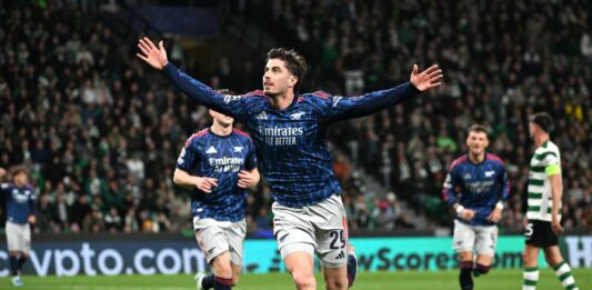 Decide Havertz, Arsenal corsaro sul campo dello Sporting Lisbona