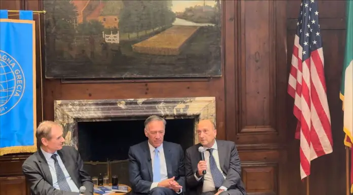 Fondazione Magna Grecia, consegnato a New York a Mike Pompeo il premio John Marchi