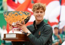 Sinner torna al comando del ranking Atp, Musetti scivola in nona posizione