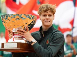 Sinner torna al comando del ranking Atp, Musetti scivola in nona posizione