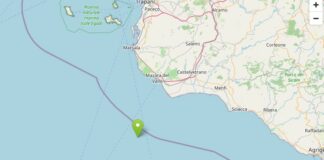 Scossa di magnitudo 3.7 al largo della costa trapanese