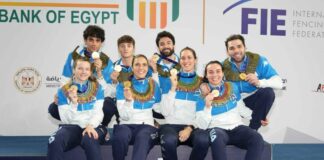 In Egitto doppio trionfo per le squadre azzurre di fioretto