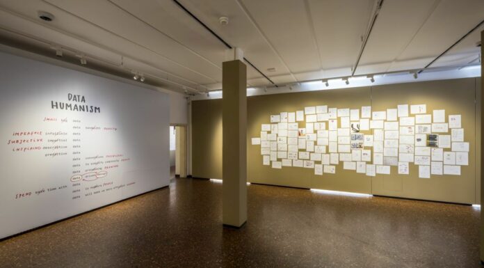 Intesa Sanpaolo, a Vicenza la mostra “Giorgia Lupi. L’umanesimo dei dati”
