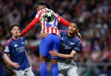Gyokeres e Alvarez su rigore, 1-1 tra Atletico Madrid e Arsenal