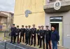 Il comandante provinciale dei Carabinieri di Catanzaro Giovanni Pellegrino in visita alla Stazione di Borgia