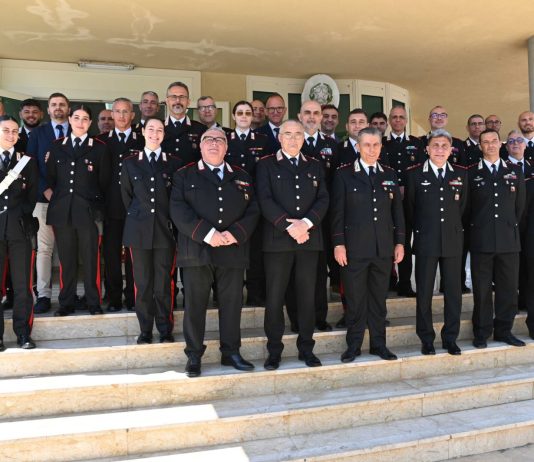 Il Comandante della Legione Carabinieri “Sicilia” Del Monaco in visita a reparti nell’Agrigentino
