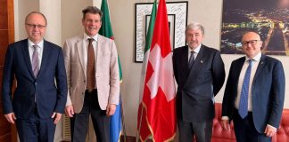 Liguria, Bucci incontra l’ambasciatore svizzero Balzaretti a Genova