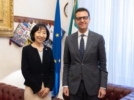 Minardo incontra l’ambasciatrice del Giappone in Italia “Gcap una priorità strategica”