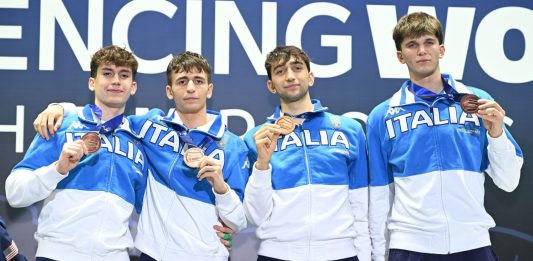 Mondiale Giovani e Cadetti, a Rio bronzo Italia con il fioretto maschile a squadre