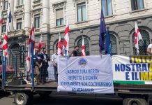 Il corteo dei Patrioti arriva in piazza Duomo, partiti anche i controcortei di protesta / Foto