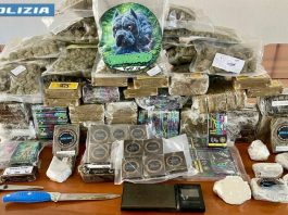 Maxi sequestro di droga in pieno centro a Cagliari, due arresti
