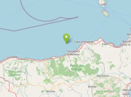 Scossa di terremoto di magnitudo 3.3 al largo della Costa messinese