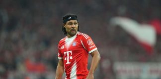 Bayern, Gnabry at risk of missing rest of season and World Cup