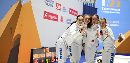 Europei Under 23, a Cagliari altre due medaglie azzurre: la spada femminile è d’oro, il fioretto maschile d’argento