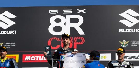 Suzuki, aperta a Misano la stagione del Trofeo GSX-8R Cup