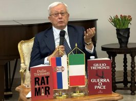 All’Ambasciata di Serbia a Roma Giulio Tremonti parla di “Guerra o pace”